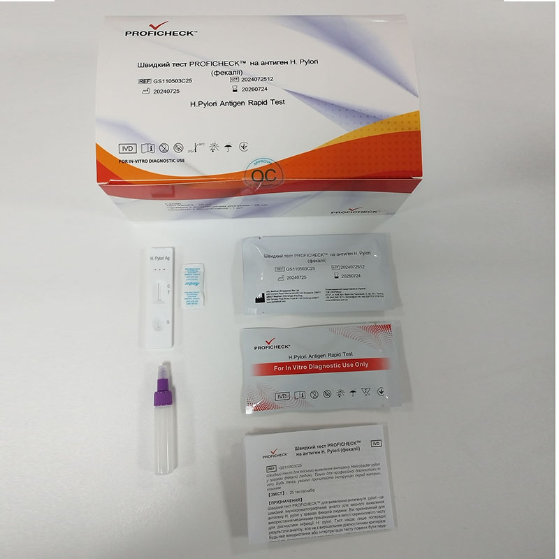 Швидкий тест PROFICHECK на антиген H. Pylori (фекалії)